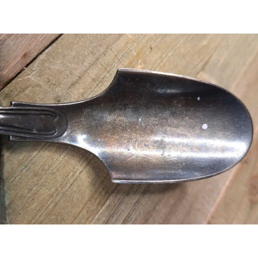 Antique Gorham Kings Pattern Silver Plate Stilton Cheese Scoop Serving Spoon 8
